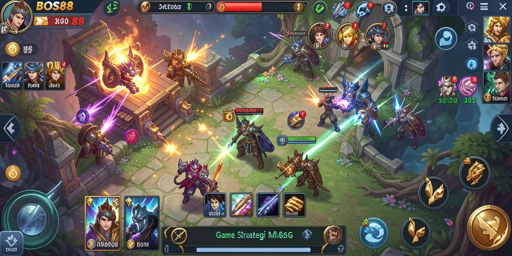 Tampilan gameplay epik dalam BOS88 dengan strategi yang mendalam.
