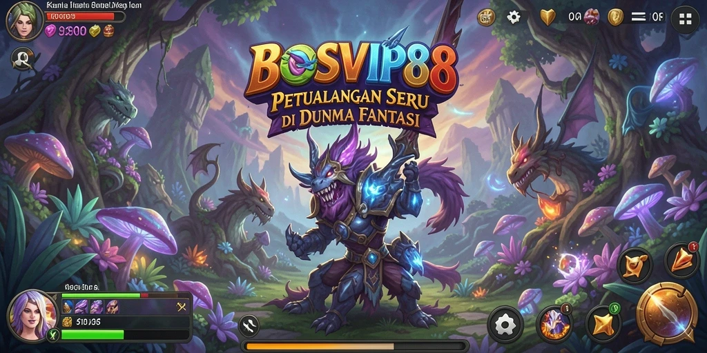 Tampilan gameplay seru di dunia petualangan BOSVIP88.