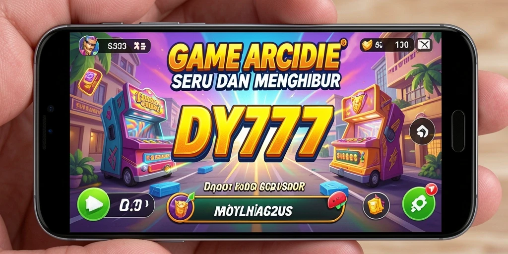 Tampilan gameplay DY777 yang penuh warna dan seru.