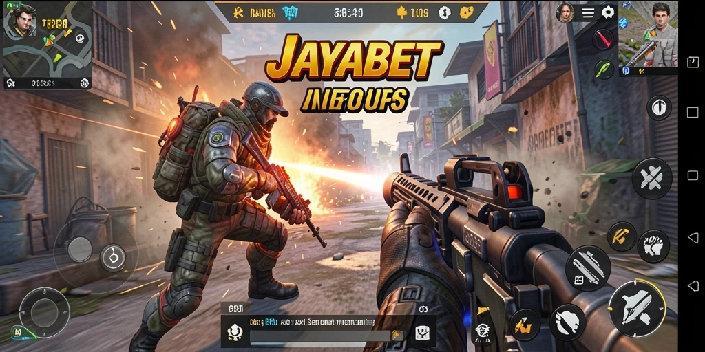 Screenshot JAYABET menunjukkan gameplay TPS yang intens dan seru.