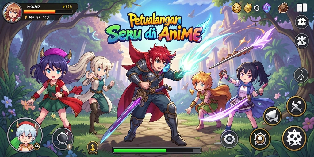 Tampilan gameplay KAKA303 yang menawan dan penuh aksi.