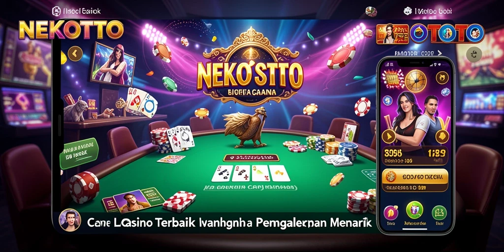 Tampilan screenshot menunjukkan keseruan permainan Live Casino NEKOTOTO.