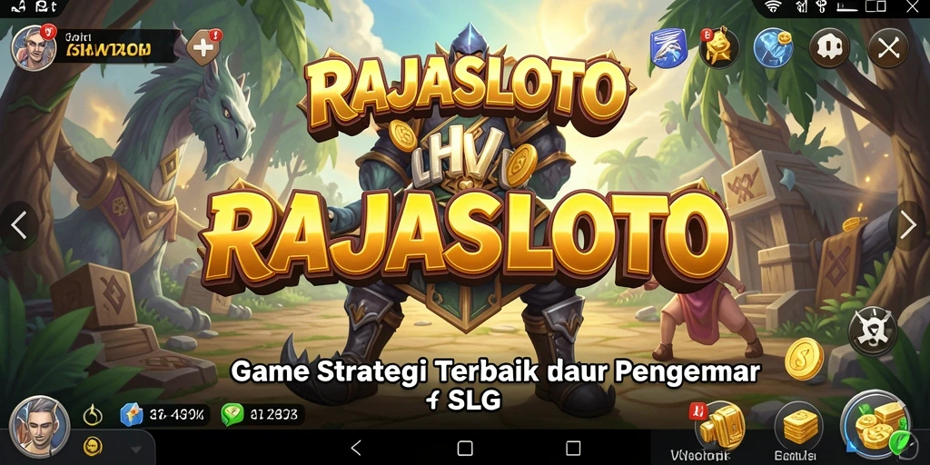 Tampilan atraktif dari gameplay RAJASLOTO yang penuh strategi.