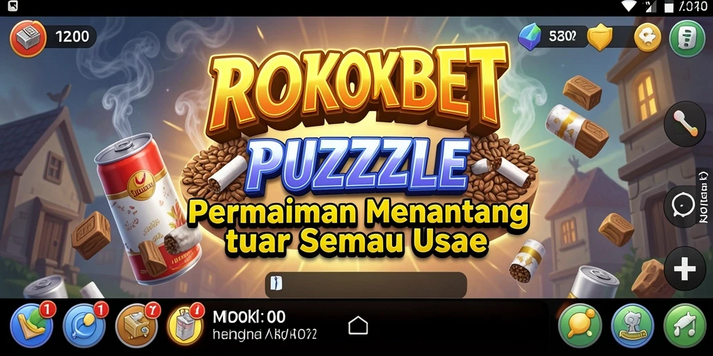 Screenshot ROKOKBET menampilkan gameplay puzzle yang menarik dan menantang.