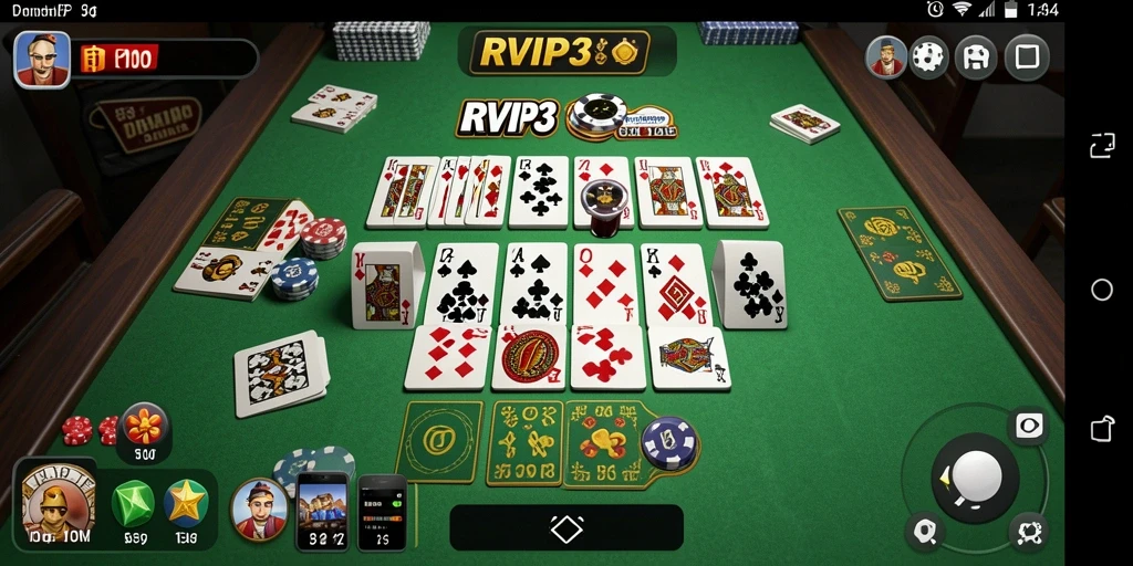 Screenshot utama menunjukkan antarmuka permainan Domino yang menarik dan menyenangkan.