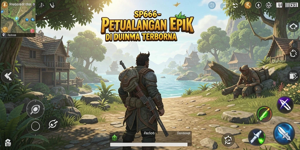 Gameplay SP666 dengan petualangan seru di dunia terbuka.