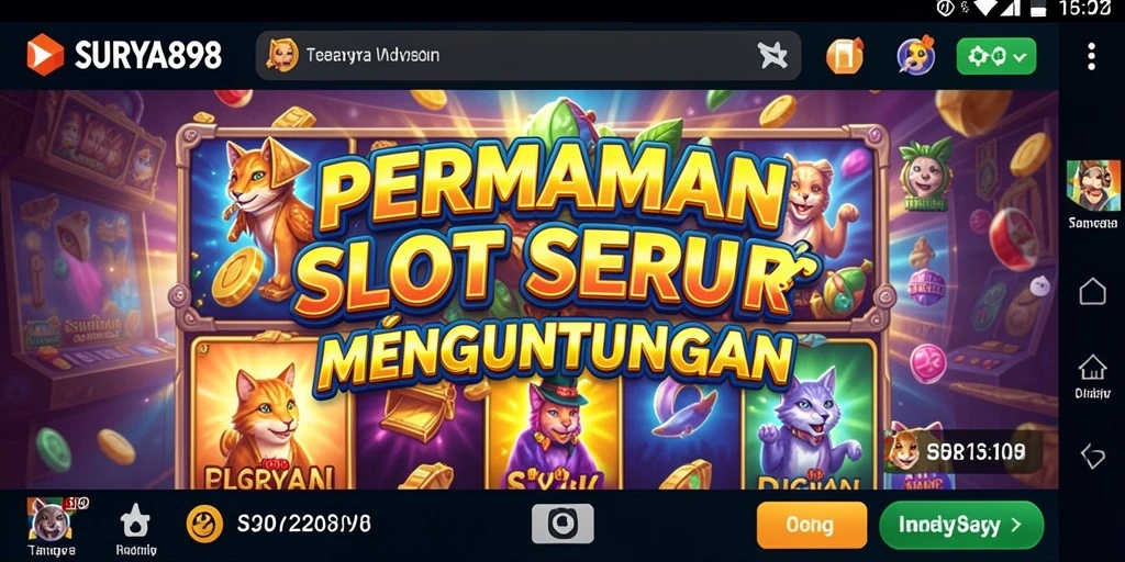 Tampilan gameplay SURYA898 dengan efek grafis yang memukau.