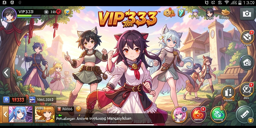 Tampilan screenshot dari gameplay yang menakjubkan di VIP333.